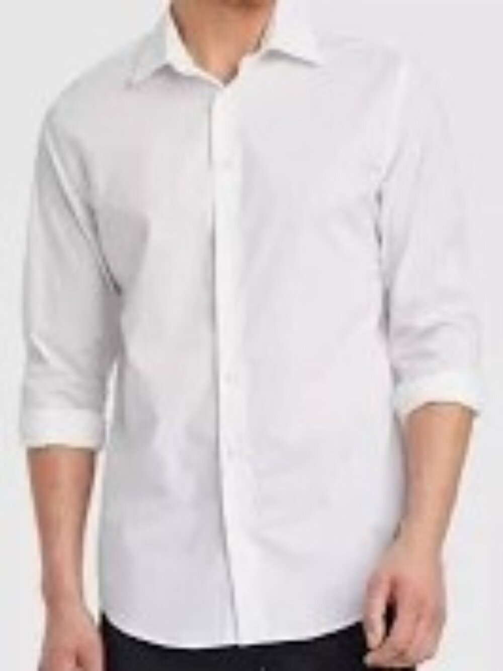 GOODFELLOW & CO White Collared Button Down Oxford Shirt Men’s Medium NEW